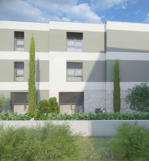 Pula, Marsovo polje - dvosobno stanovanje obdano z zelenjem 56,06 m2, D2